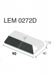Meißelspitzen LEM 0272G (40x90x12 mm) Agricarb